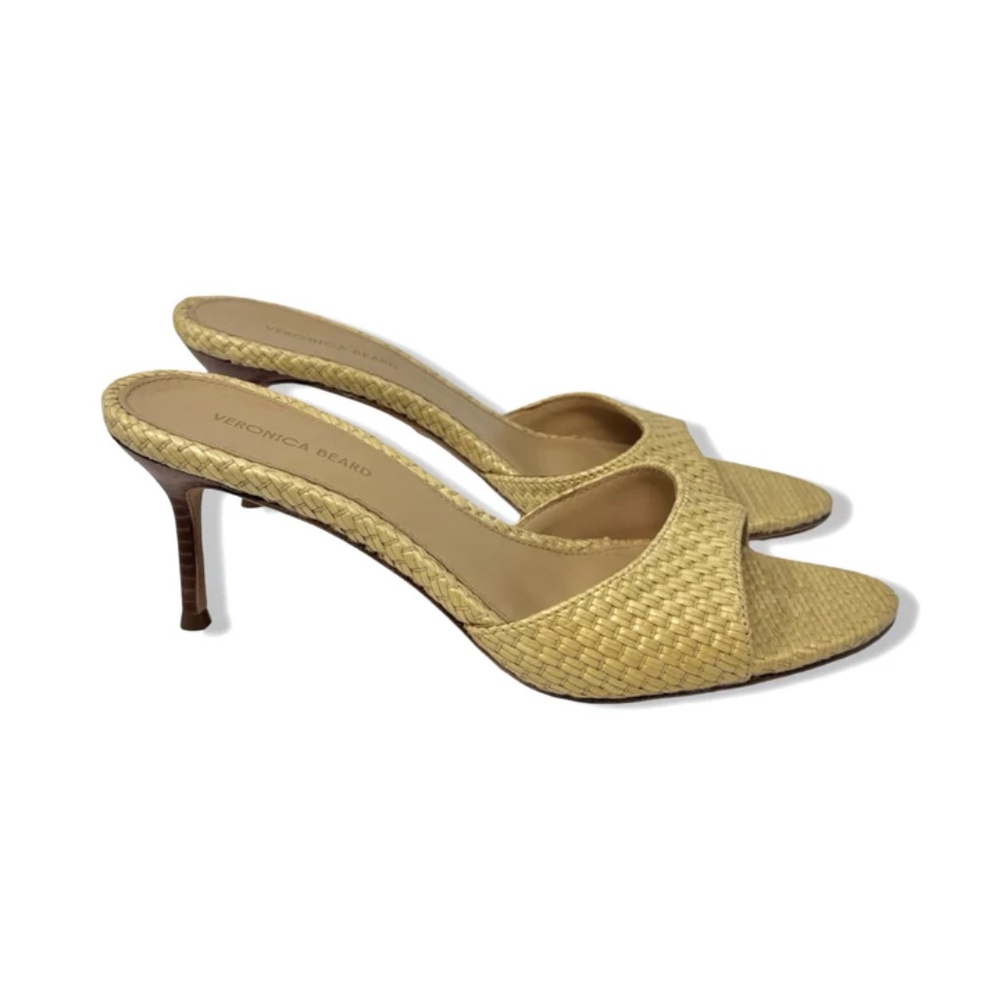 Veronica Beard Natural Tia Slide Sandal